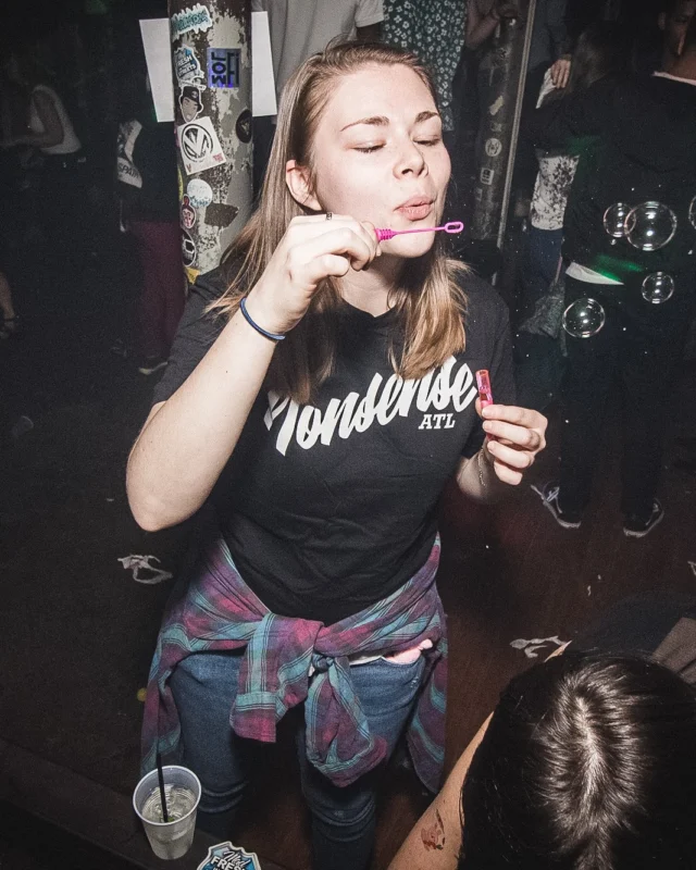 Nonsense Easter Egg Hunt! April 2019! The Basement - East Atlanta. Kimber was the DJ. Photo by Oh Snap.