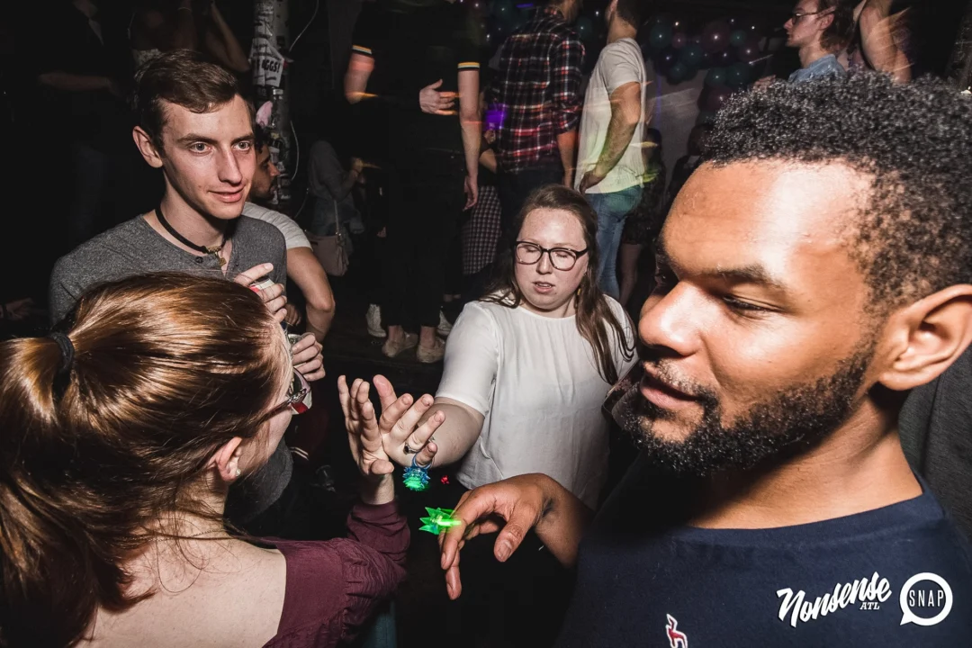 Nonsense Easter Egg Hunt! April 2019! The Basement - East Atlanta. Kimber was the DJ. Photo by Oh Snap.