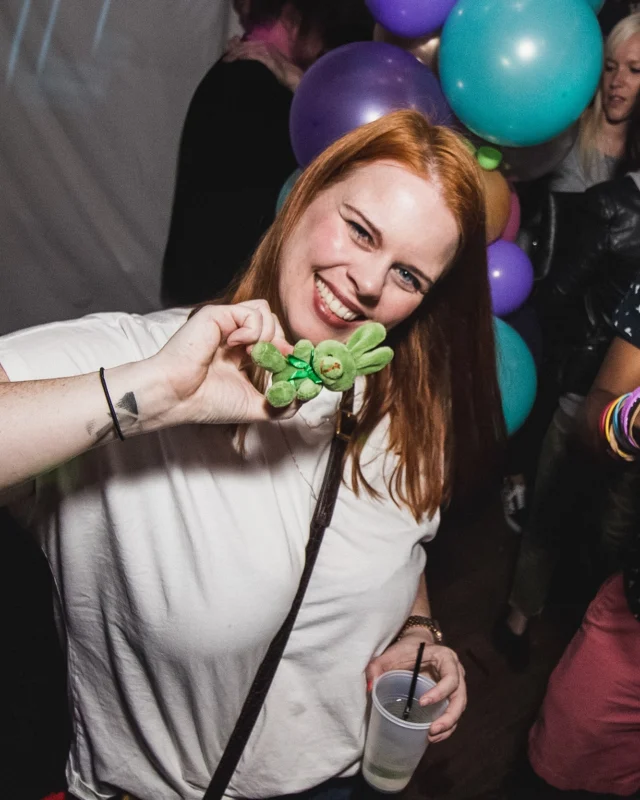 Nonsense Easter Egg Hunt! April 2019! The Basement - East Atlanta. Kimber was the DJ. Photo by Oh Snap.