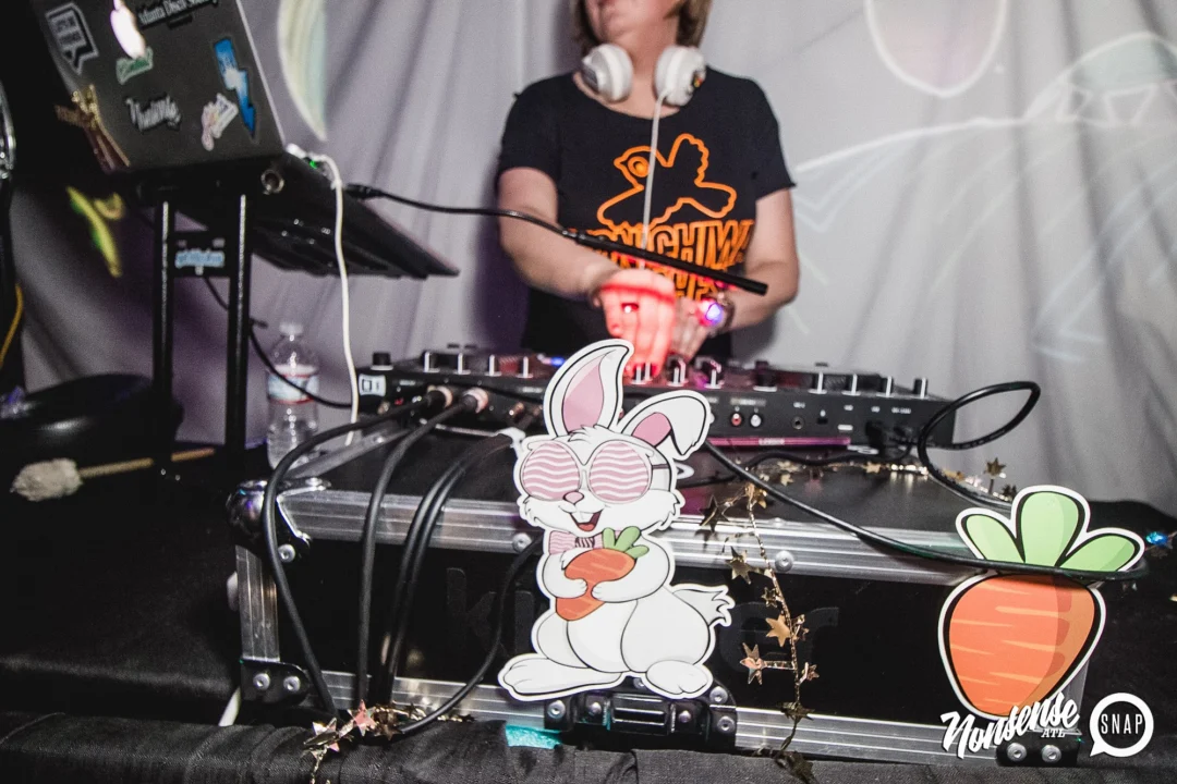 Nonsense Easter Egg Hunt! April 2019! The Basement - East Atlanta. Kimber was the DJ. Photo by Oh Snap.