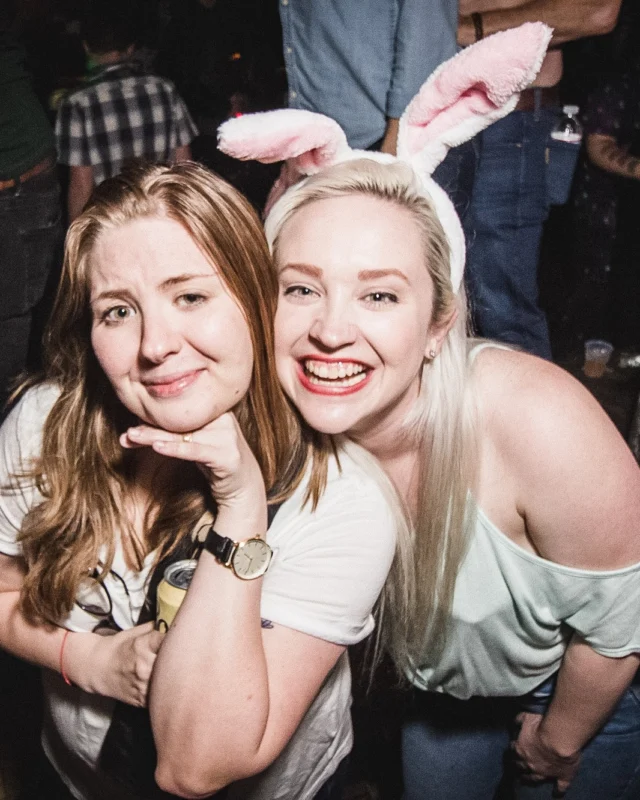 Nonsense Easter Egg Hunt! April 2019! The Basement - East Atlanta. Kimber was the DJ. Photo by Oh Snap.