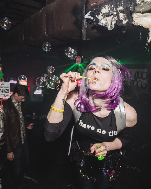 Nonsense Easter Egg Hunt! April 2019! The Basement - East Atlanta. Kimber was the DJ. Photo by Oh Snap.