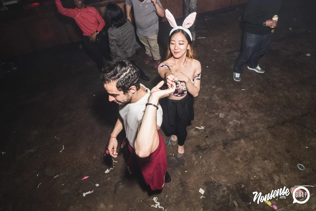 Nonsense Easter Egg Hunt! April 2019! The Basement - East Atlanta. Kimber was the DJ. Photo by Oh Snap.