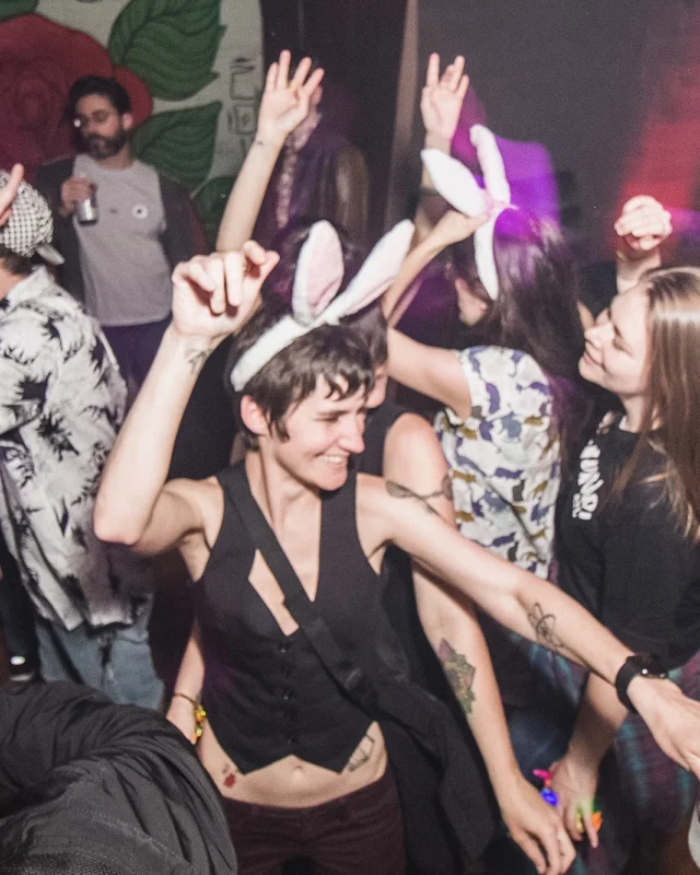 Nonsense Easter Egg Hunt! April 2019! The Basement - East Atlanta. Kimber was the DJ. Photo by Oh Snap.