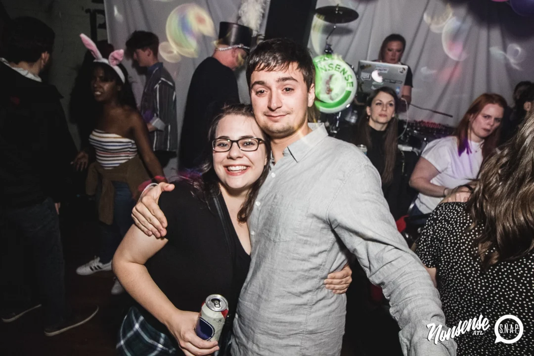 Nonsense Easter Egg Hunt! April 2019! The Basement - East Atlanta. Kimber was the DJ. Photo by Oh Snap.