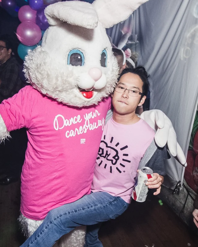 Nonsense Easter Egg Hunt! April 2019! The Basement - East Atlanta. Kimber was the DJ. Photo by Oh Snap.
