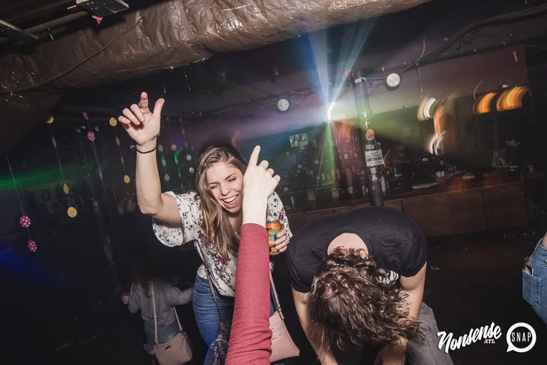 Nonsense Easter Egg Hunt! April 2019! The Basement - East Atlanta. Kimber was the DJ. Photo by Oh Snap.