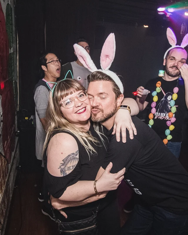 Nonsense Easter Egg Hunt! April 2019! The Basement - East Atlanta. Kimber was the DJ. Photo by Oh Snap.