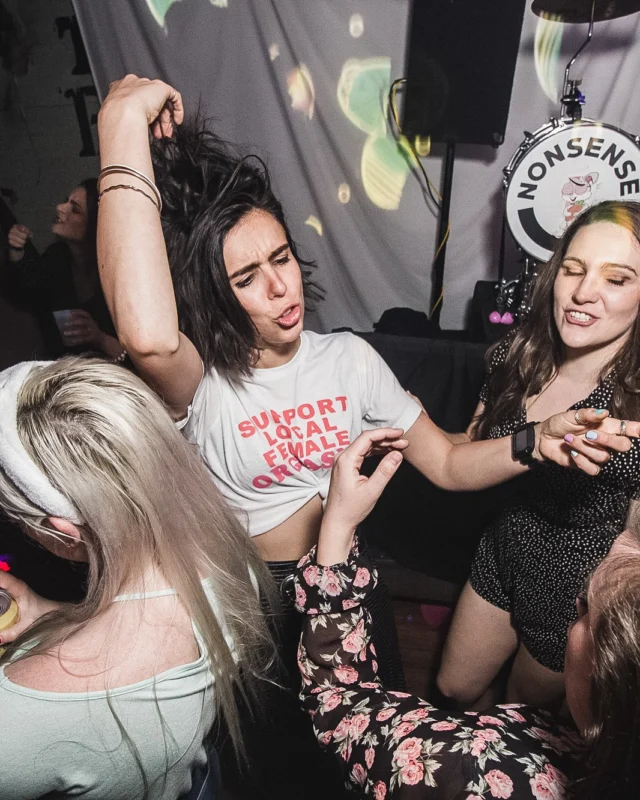 Nonsense Easter Egg Hunt! April 2019! The Basement - East Atlanta. Kimber was the DJ. Photo by Oh Snap.