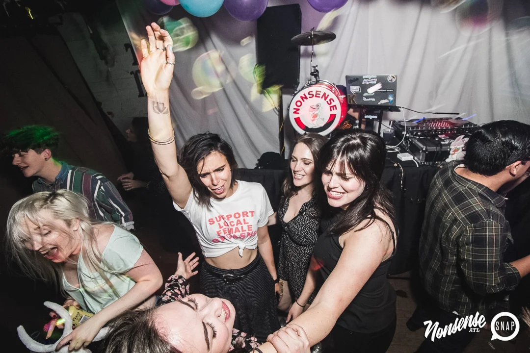 Nonsense Easter Egg Hunt! April 2019! The Basement - East Atlanta. Kimber was the DJ. Photo by Oh Snap.