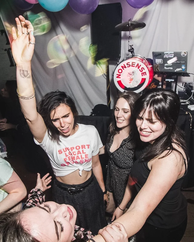 Nonsense Easter Egg Hunt! April 2019! The Basement - East Atlanta. Kimber was the DJ. Photo by Oh Snap.