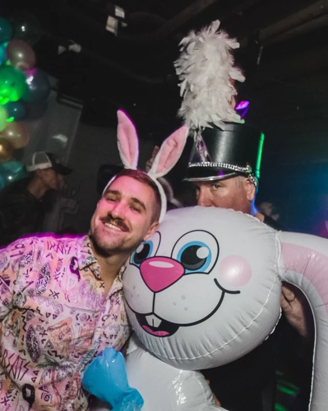 Nonsense Easter Egg Hunt! April 2019! The Basement - East Atlanta. Kimber was the DJ. Photo by Oh Snap.