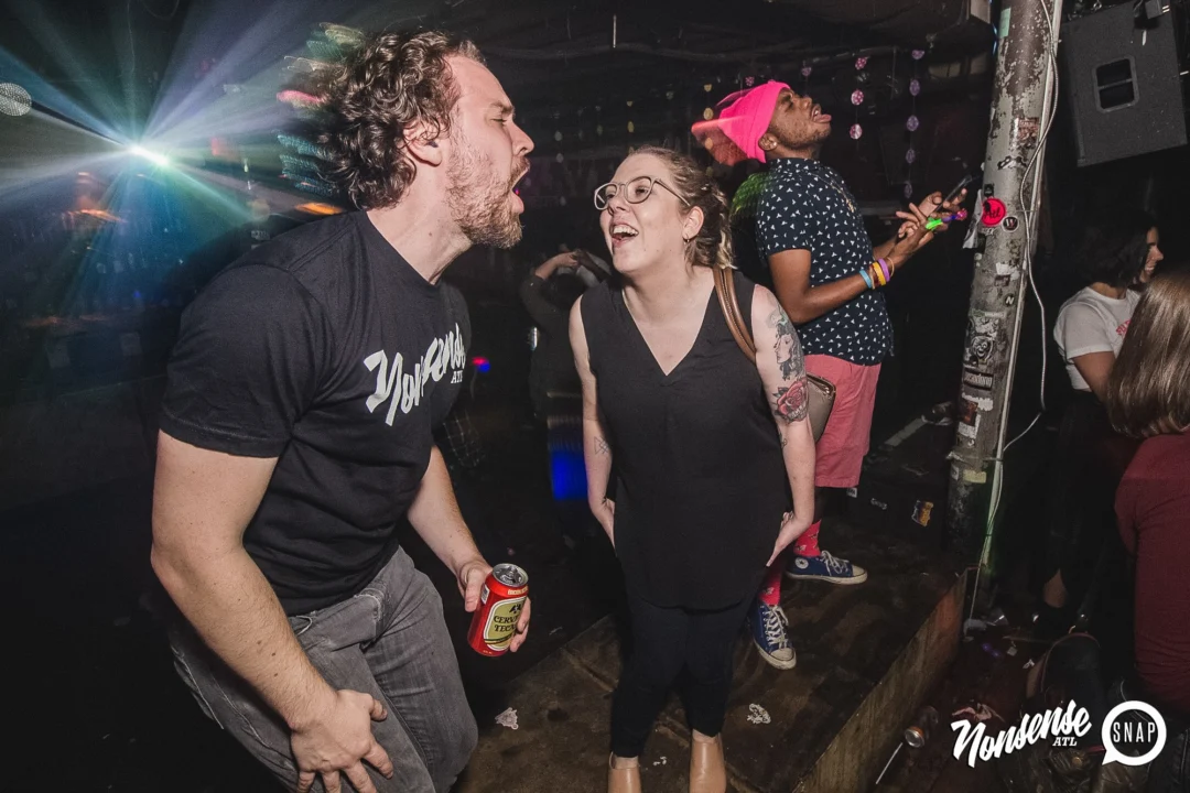 Nonsense Easter Egg Hunt! April 2019! The Basement - East Atlanta. Kimber was the DJ. Photo by Oh Snap.