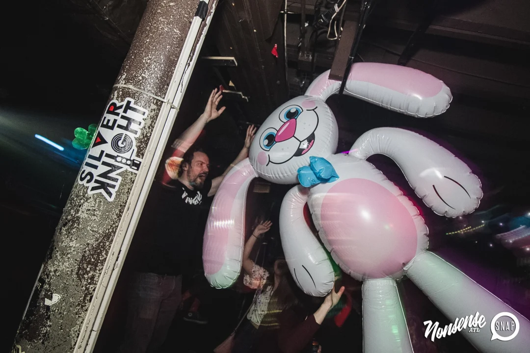 Nonsense Easter Egg Hunt! April 2019! The Basement - East Atlanta. Kimber was the DJ. Photo by Oh Snap.