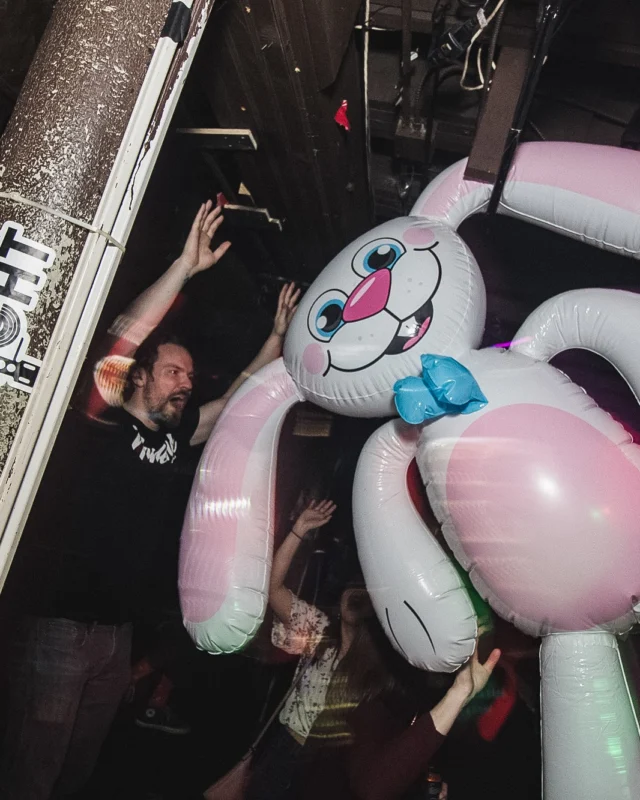 Nonsense Easter Egg Hunt! April 2019! The Basement - East Atlanta. Kimber was the DJ. Photo by Oh Snap.