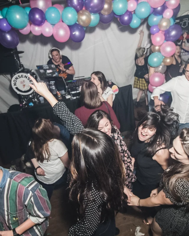 Nonsense Easter Egg Hunt! April 2019! The Basement - East Atlanta. Kimber was the DJ. Photo by Oh Snap.