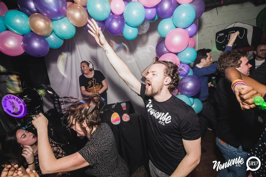 Nonsense Easter Egg Hunt! April 2019! The Basement - East Atlanta. Kimber was the DJ. Photo by Oh Snap.