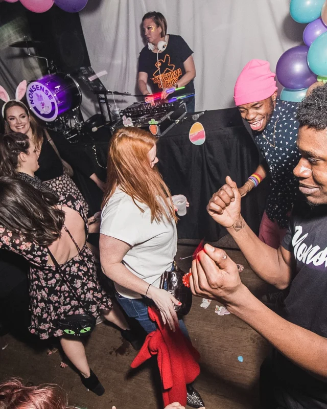 Nonsense Easter Egg Hunt! April 2019! The Basement - East Atlanta. Kimber was the DJ. Photo by Oh Snap.
