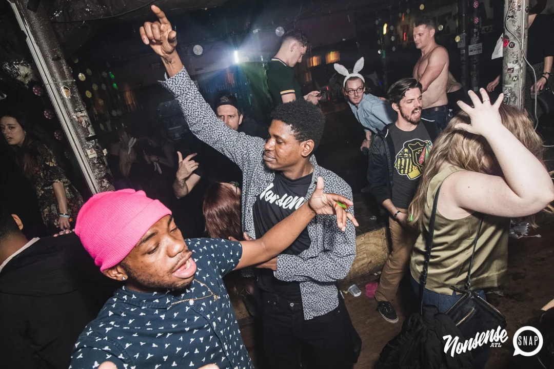 Nonsense Easter Egg Hunt! April 2019! The Basement - East Atlanta. Kimber was the DJ. Photo by Oh Snap.