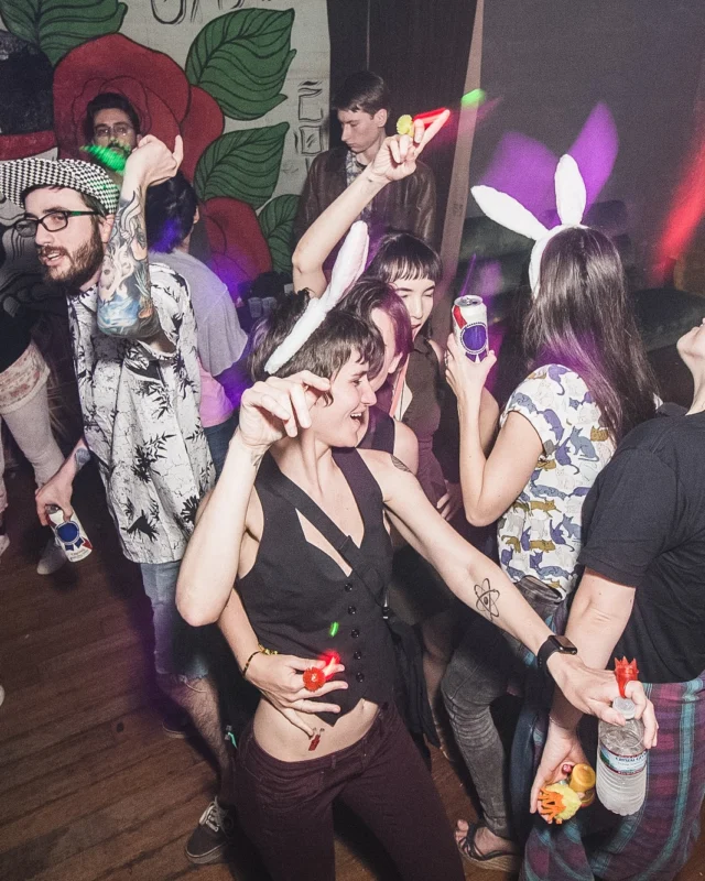 Nonsense Easter Egg Hunt! April 2019! The Basement - East Atlanta. Kimber was the DJ. Photo by Oh Snap.