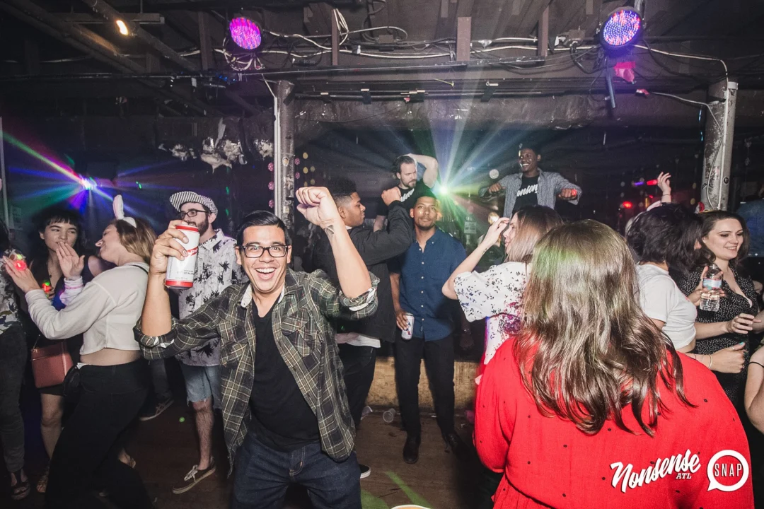 Nonsense Easter Egg Hunt! April 2019! The Basement - East Atlanta. Kimber was the DJ. Photo by Oh Snap.