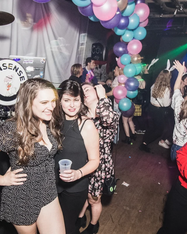 Nonsense Easter Egg Hunt! April 2019! The Basement - East Atlanta. Kimber was the DJ. Photo by Oh Snap.