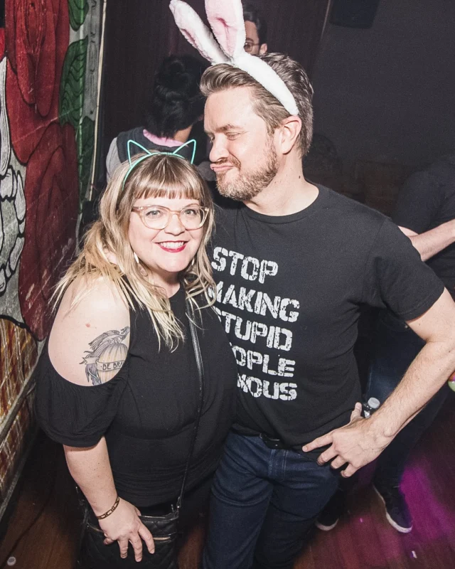 Nonsense Easter Egg Hunt! April 2019! The Basement - East Atlanta. Kimber was the DJ. Photo by Oh Snap.