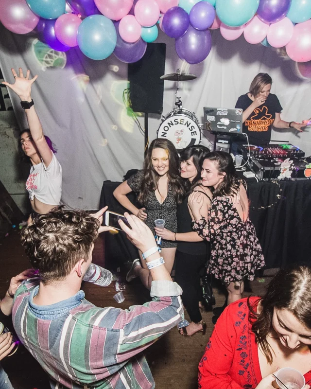 Nonsense Easter Egg Hunt! April 2019! The Basement - East Atlanta. Kimber was the DJ. Photo by Oh Snap.