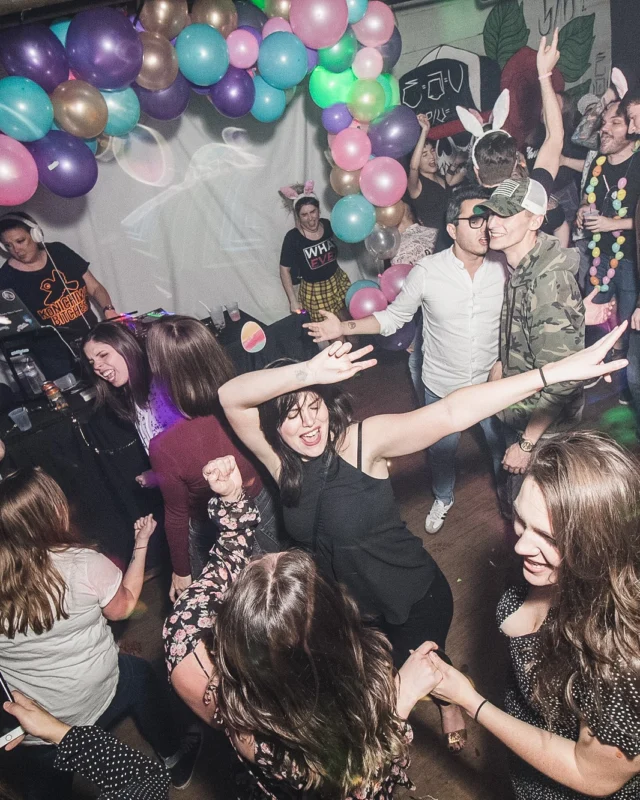 Nonsense Easter Egg Hunt! April 2019! The Basement - East Atlanta. Kimber was the DJ. Photo by Oh Snap.