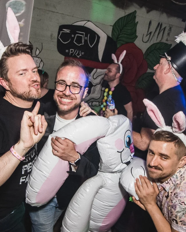 Nonsense Easter Egg Hunt! April 2019! The Basement - East Atlanta. Kimber was the DJ. Photo by Oh Snap.