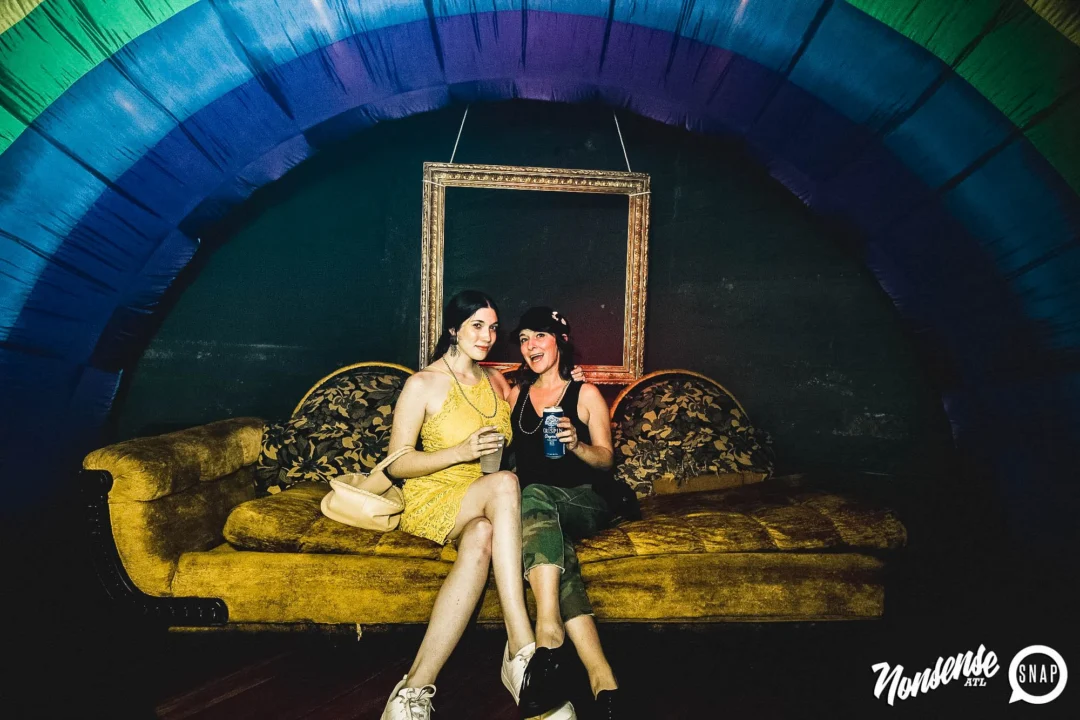 Nonsense: GOLD at The Basement June 2019. Things got ridiculous. Kimber was the DJ. Decor by Tad. Photos by Oh Snap!