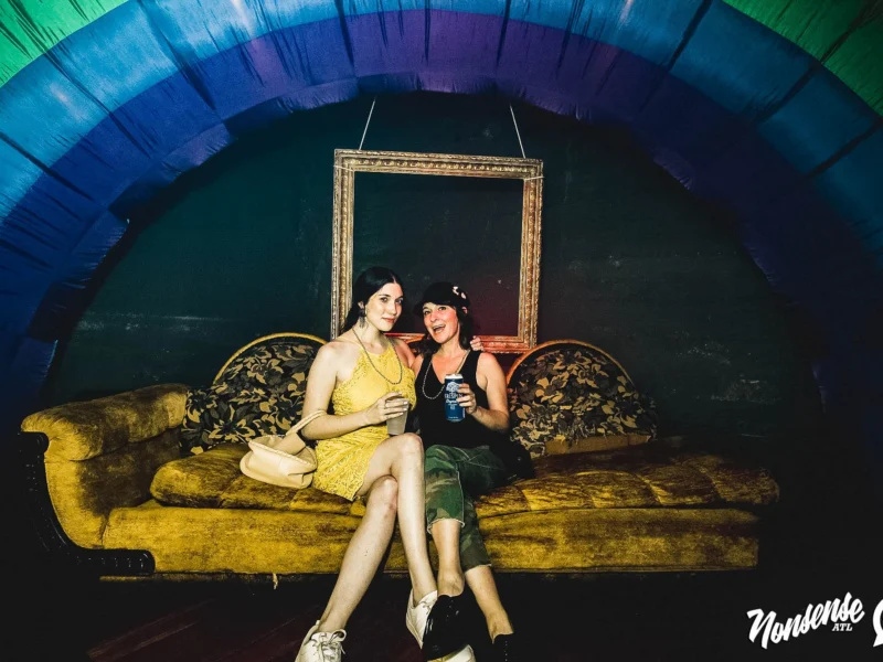 Nonsense: GOLD at The Basement June 2019. Things got ridiculous. Kimber was the DJ. Decor by Tad. Photos by Oh Snap!