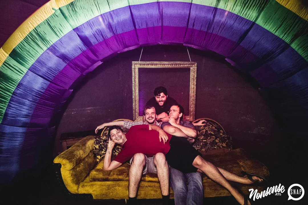 Nonsense: GOLD at The Basement June 2019. Things got ridiculous. Kimber was the DJ. Decor by Tad. Photos by Oh Snap!