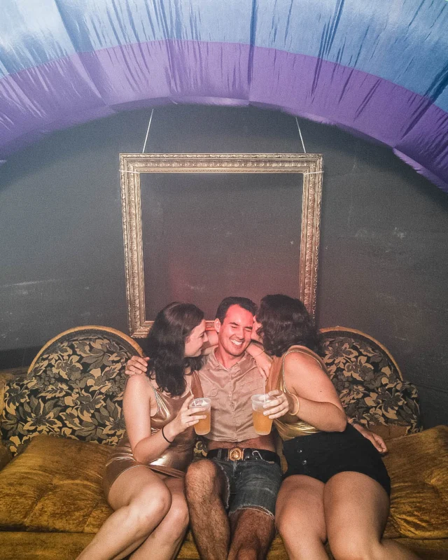 Nonsense: GOLD at The Basement June 2019. Things got ridiculous. Kimber was the DJ. Decor by Tad. Photos by Oh Snap!