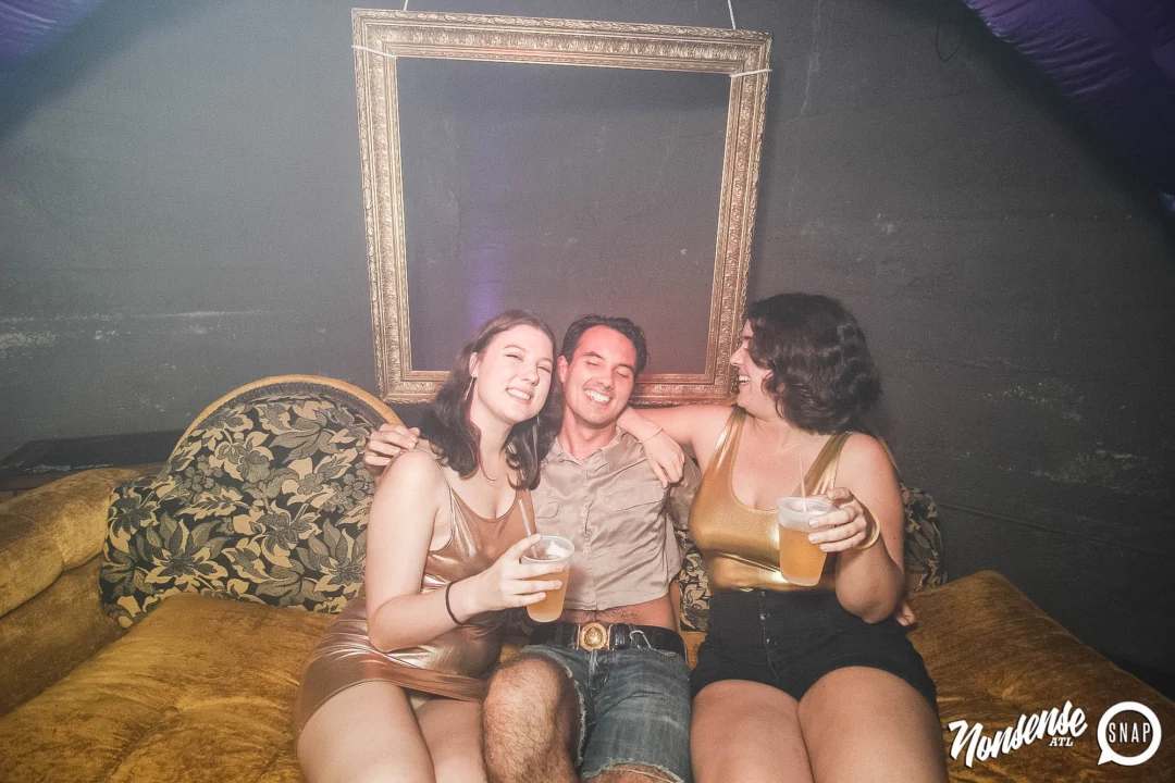 Nonsense: GOLD at The Basement June 2019. Things got ridiculous. Kimber was the DJ. Decor by Tad. Photos by Oh Snap!