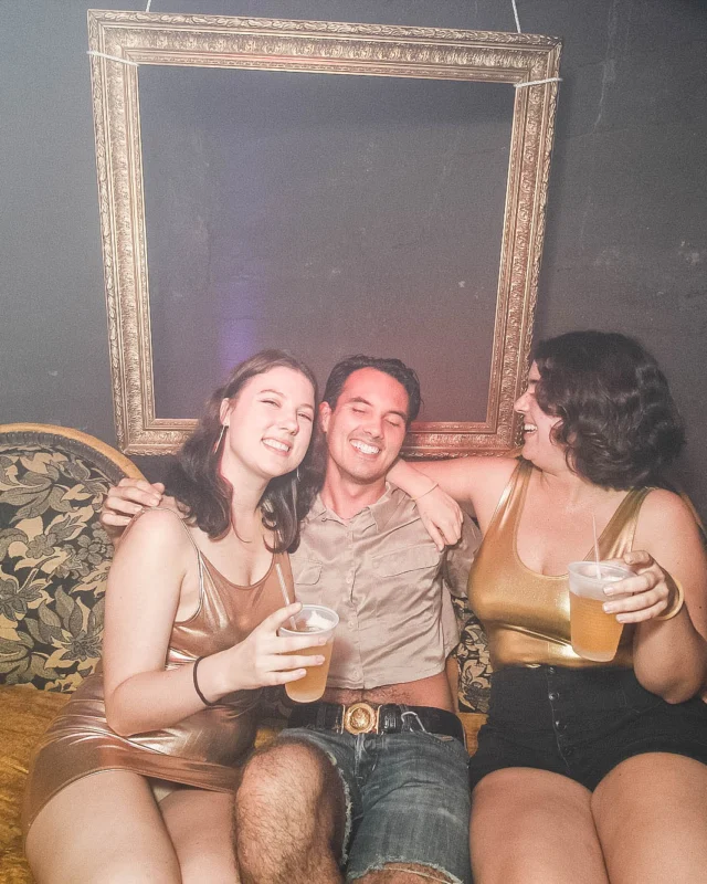 Nonsense: GOLD at The Basement June 2019. Things got ridiculous. Kimber was the DJ. Decor by Tad. Photos by Oh Snap!