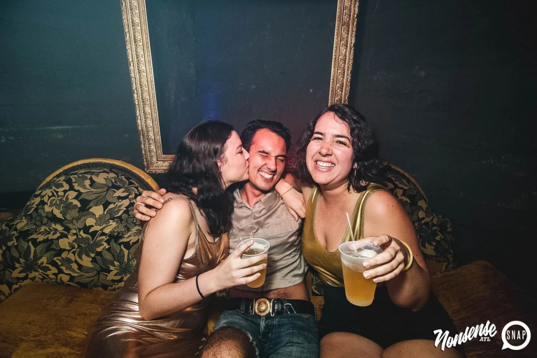 Nonsense: GOLD at The Basement June 2019. Things got ridiculous. Kimber was the DJ. Decor by Tad. Photos by Oh Snap!