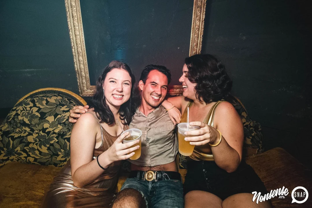 Nonsense: GOLD at The Basement June 2019. Things got ridiculous. Kimber was the DJ. Decor by Tad. Photos by Oh Snap!