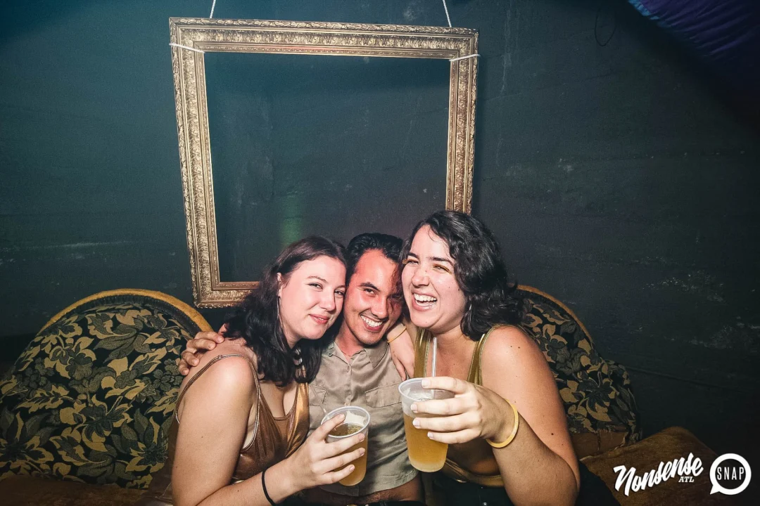 Nonsense: GOLD at The Basement June 2019. Things got ridiculous. Kimber was the DJ. Decor by Tad. Photos by Oh Snap!