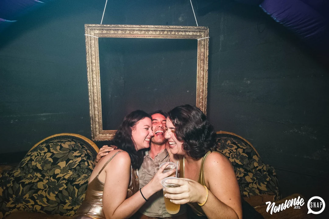Nonsense: GOLD at The Basement June 2019. Things got ridiculous. Kimber was the DJ. Decor by Tad. Photos by Oh Snap!