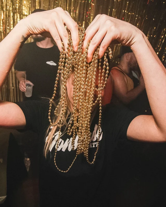 Nonsense: GOLD at The Basement June 2019. Things got ridiculous. Kimber was the DJ. Decor by Tad. Photos by Oh Snap!