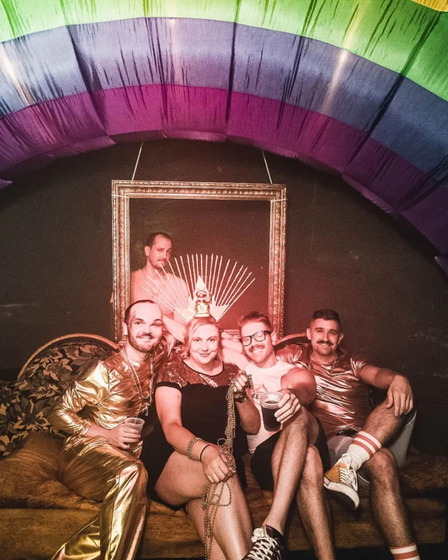 Nonsense: GOLD at The Basement June 2019. Things got ridiculous. Kimber was the DJ. Decor by Tad. Photos by Oh Snap!