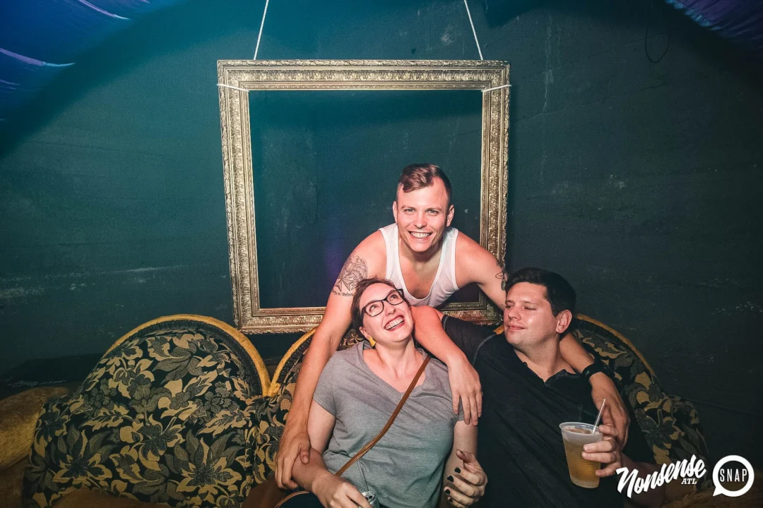 Nonsense: GOLD at The Basement June 2019. Things got ridiculous. Kimber was the DJ. Decor by Tad. Photos by Oh Snap!