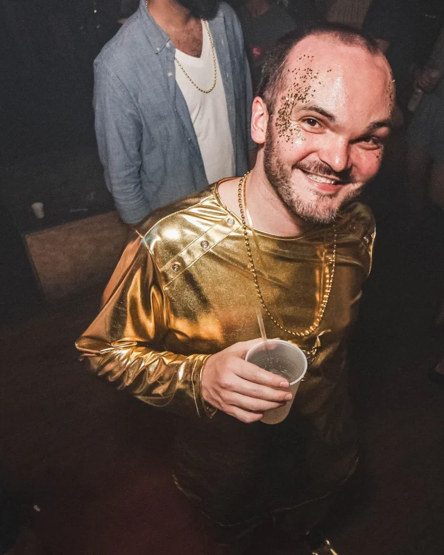 Nonsense: GOLD at The Basement June 2019. Things got ridiculous. Kimber was the DJ. Decor by Tad. Photos by Oh Snap!