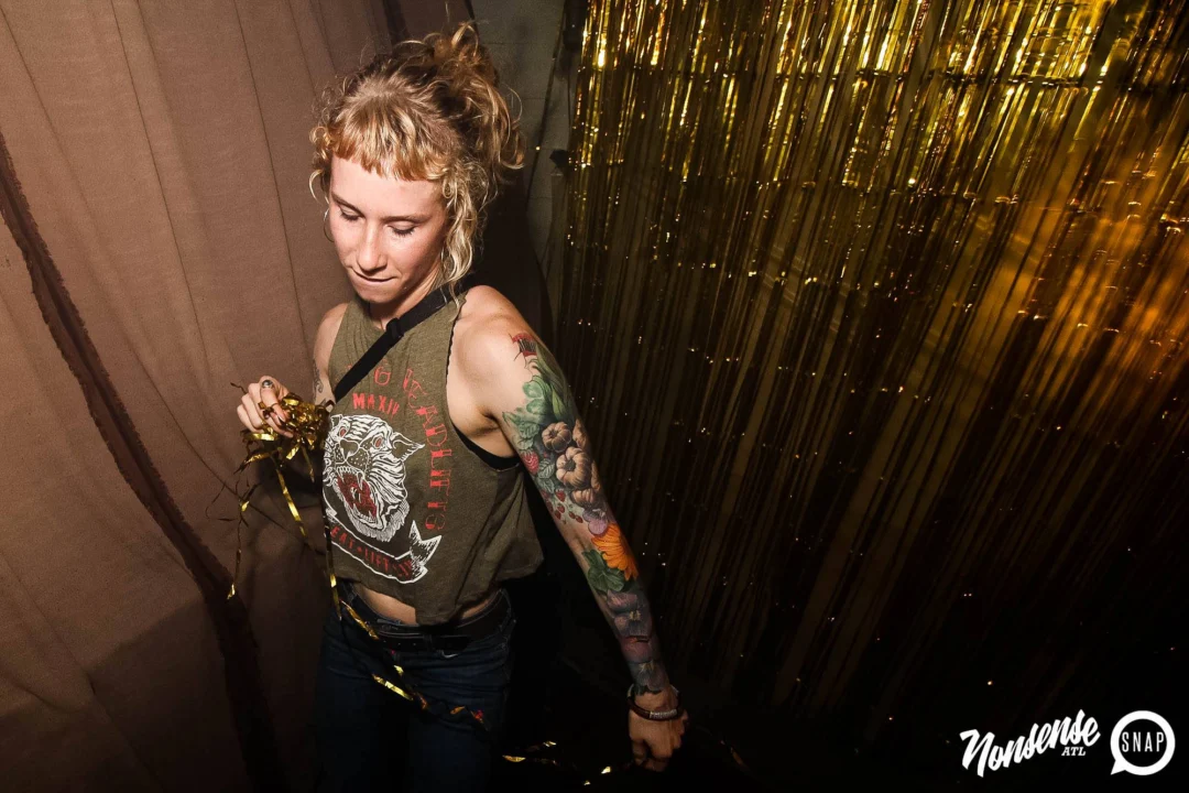 Nonsense: GOLD at The Basement June 2019. Things got ridiculous. Kimber was the DJ. Decor by Tad. Photos by Oh Snap!