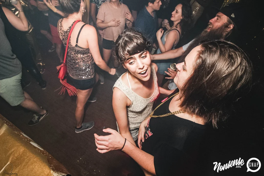 Nonsense: GOLD at The Basement June 2019. Things got ridiculous. Kimber was the DJ. Decor by Tad. Photos by Oh Snap!