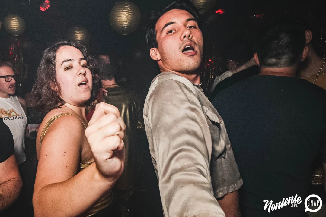 Nonsense: GOLD at The Basement June 2019. Things got ridiculous. Kimber was the DJ. Decor by Tad. Photos by Oh Snap!