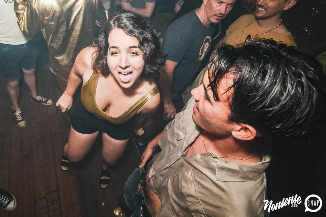 Nonsense: GOLD at The Basement June 2019. Things got ridiculous. Kimber was the DJ. Decor by Tad. Photos by Oh Snap!