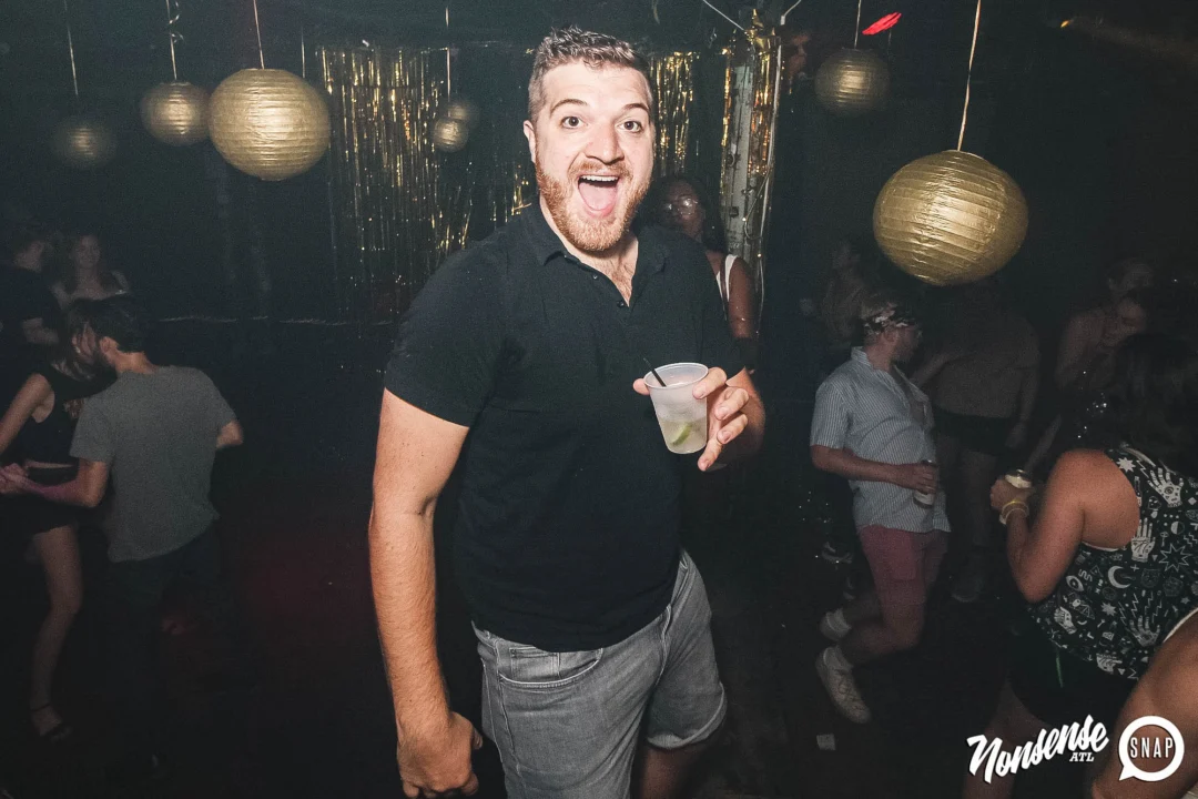 Nonsense: GOLD at The Basement June 2019. Things got ridiculous. Kimber was the DJ. Decor by Tad. Photos by Oh Snap!