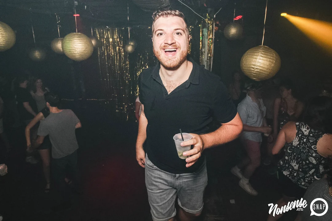 Nonsense: GOLD at The Basement June 2019. Things got ridiculous. Kimber was the DJ. Decor by Tad. Photos by Oh Snap!